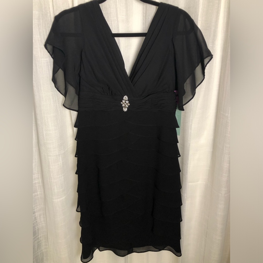 Scarlett Nite Black Dress NWT SIZE 6 - Picture 4 of 15
